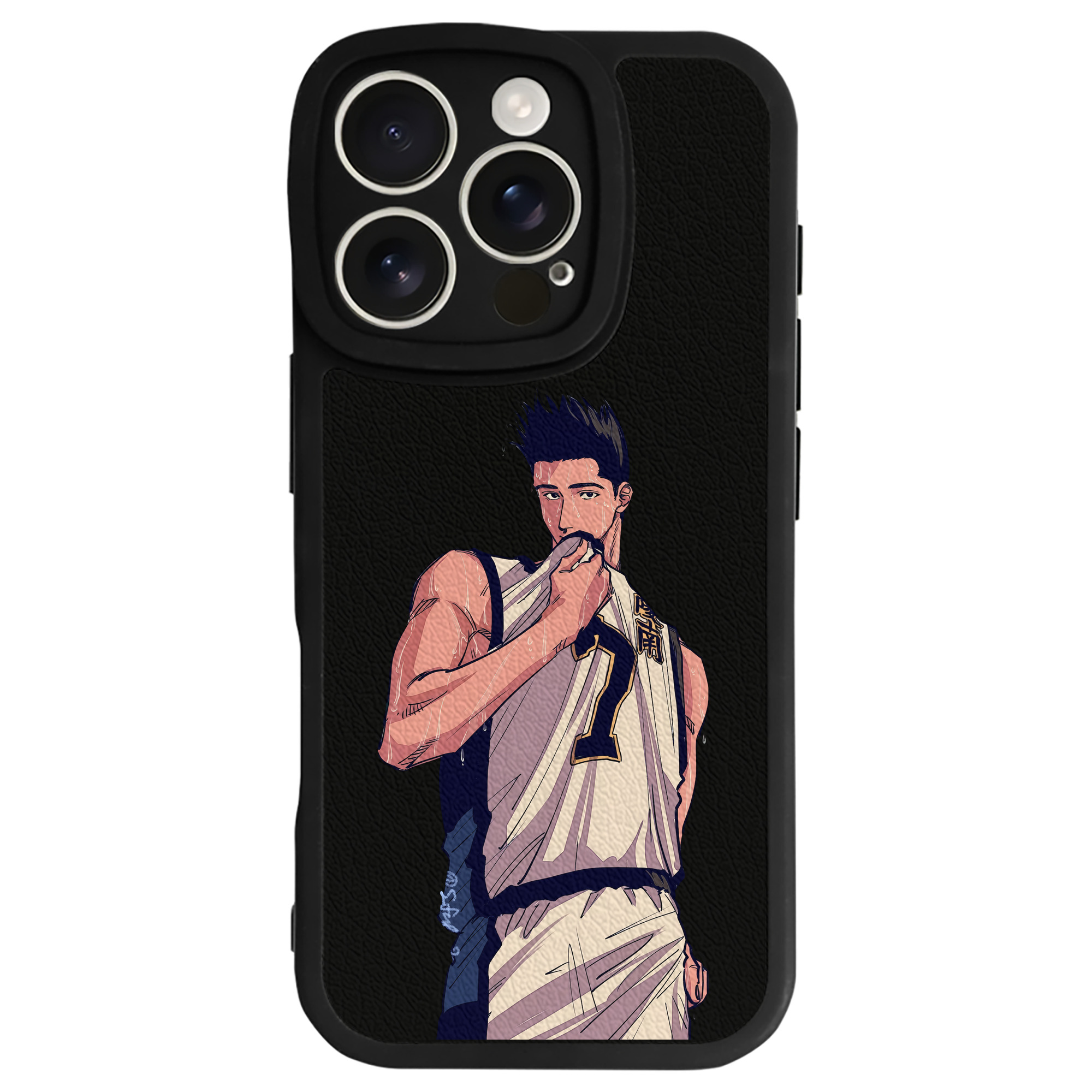 （画像用） SLAM DUNK／スラムダンク 【iPhone 16シリーズ対応】シリコンスマホケース（レザー調） 材質：シリコン